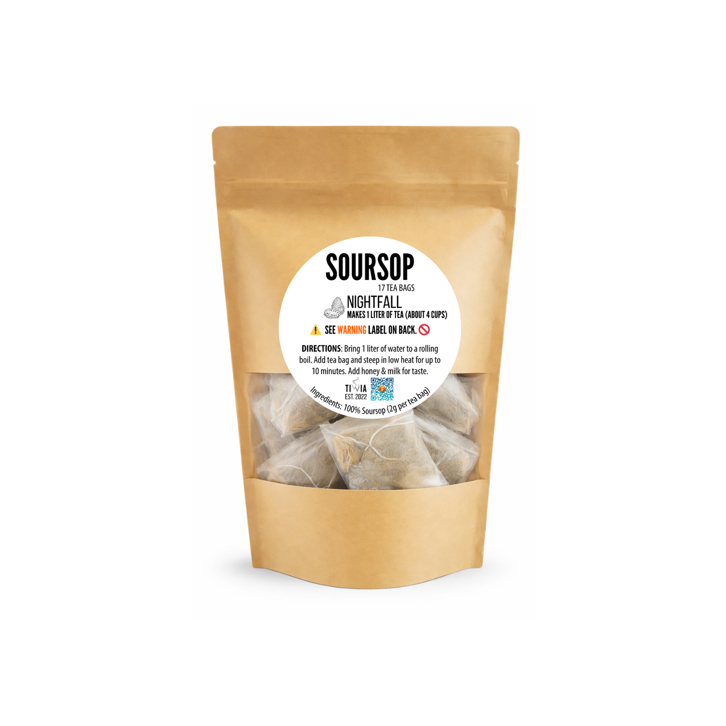 Soursop "Nightfall" Pouch (17 tea bags)